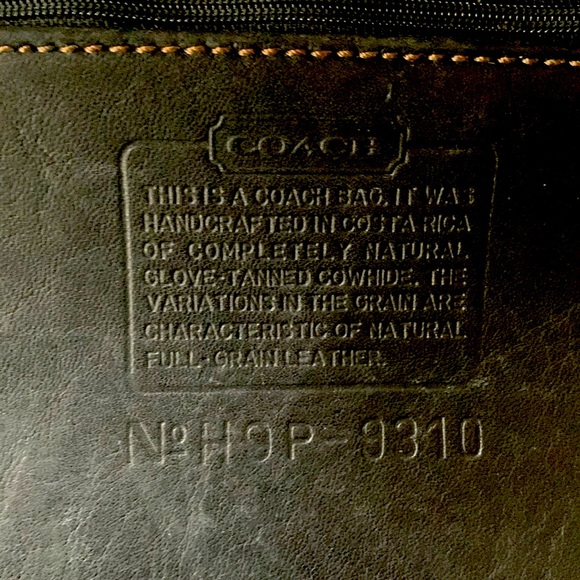 Vintage Coach Black Leather Shoulder Bag Excellent Condotion - Picture 9 of 14